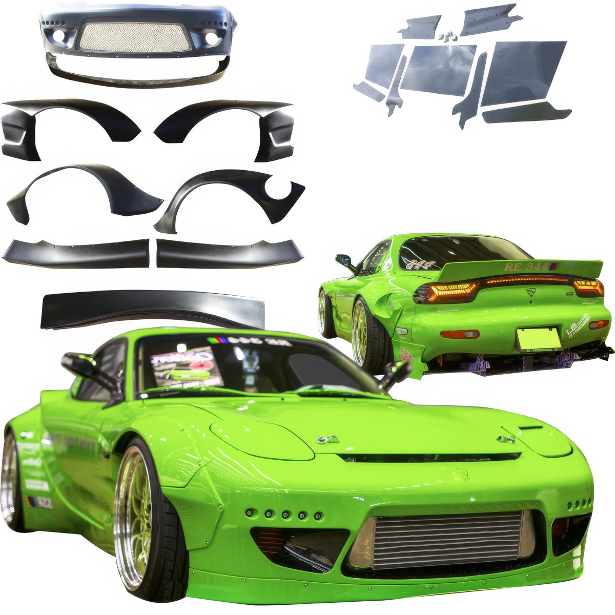 Modify your Mazda RX-7 1993 with our Exterior/Complete Body Kits - 1