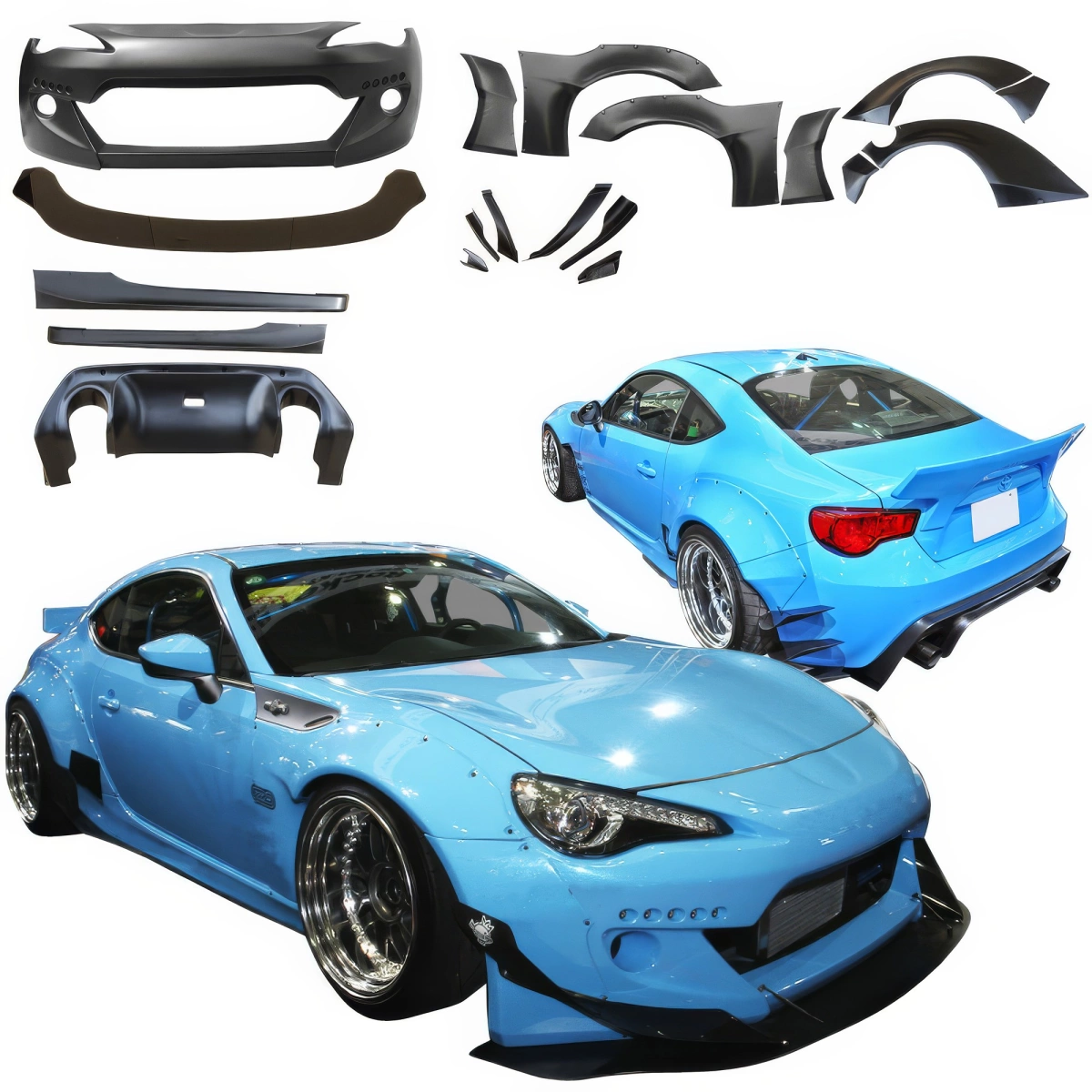 Modify your Subaru BRZ 2013 with our Exterior/Complete Body Kits - 1