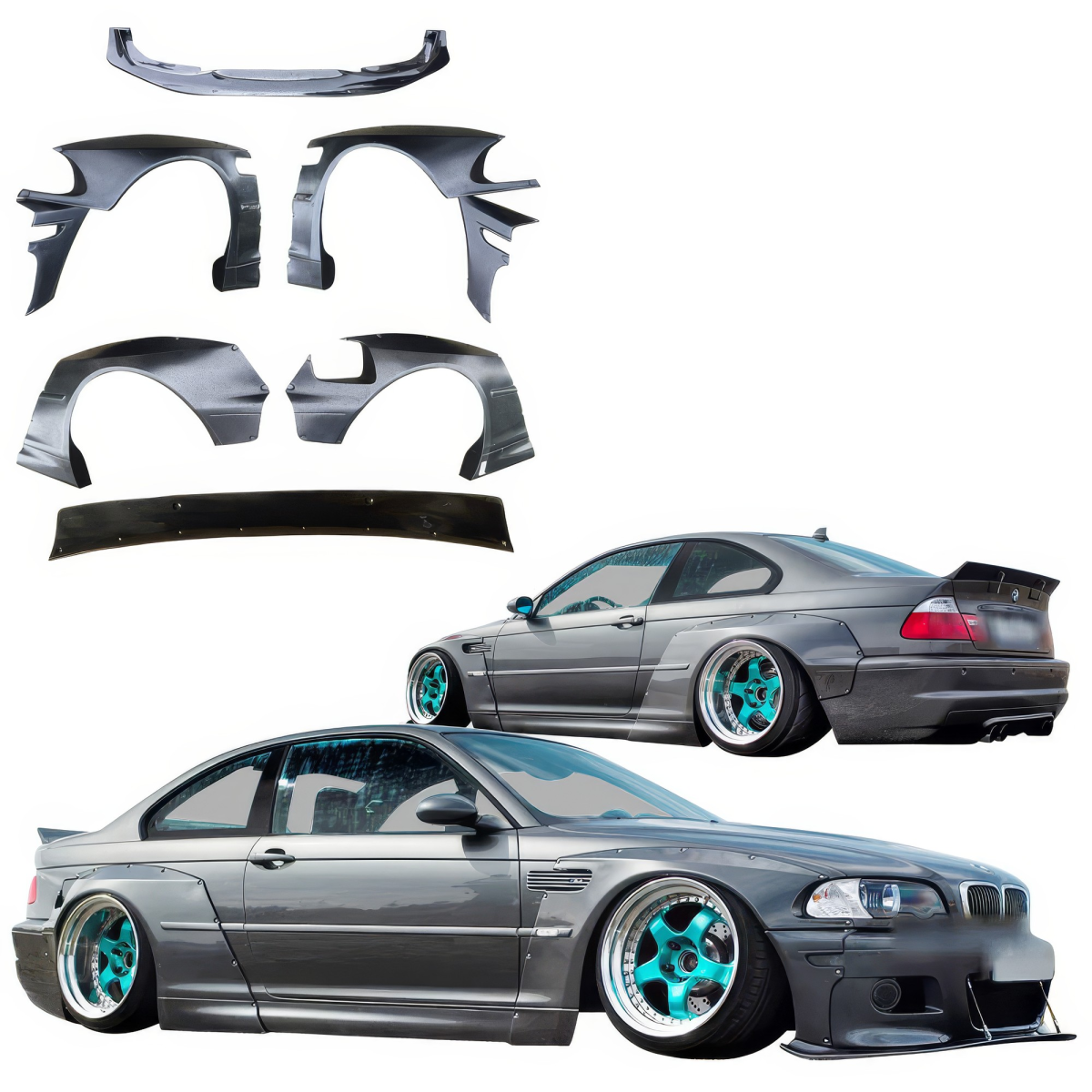 Modify your BMW M3 2002 with our Exterior/Complete Body Kits - 