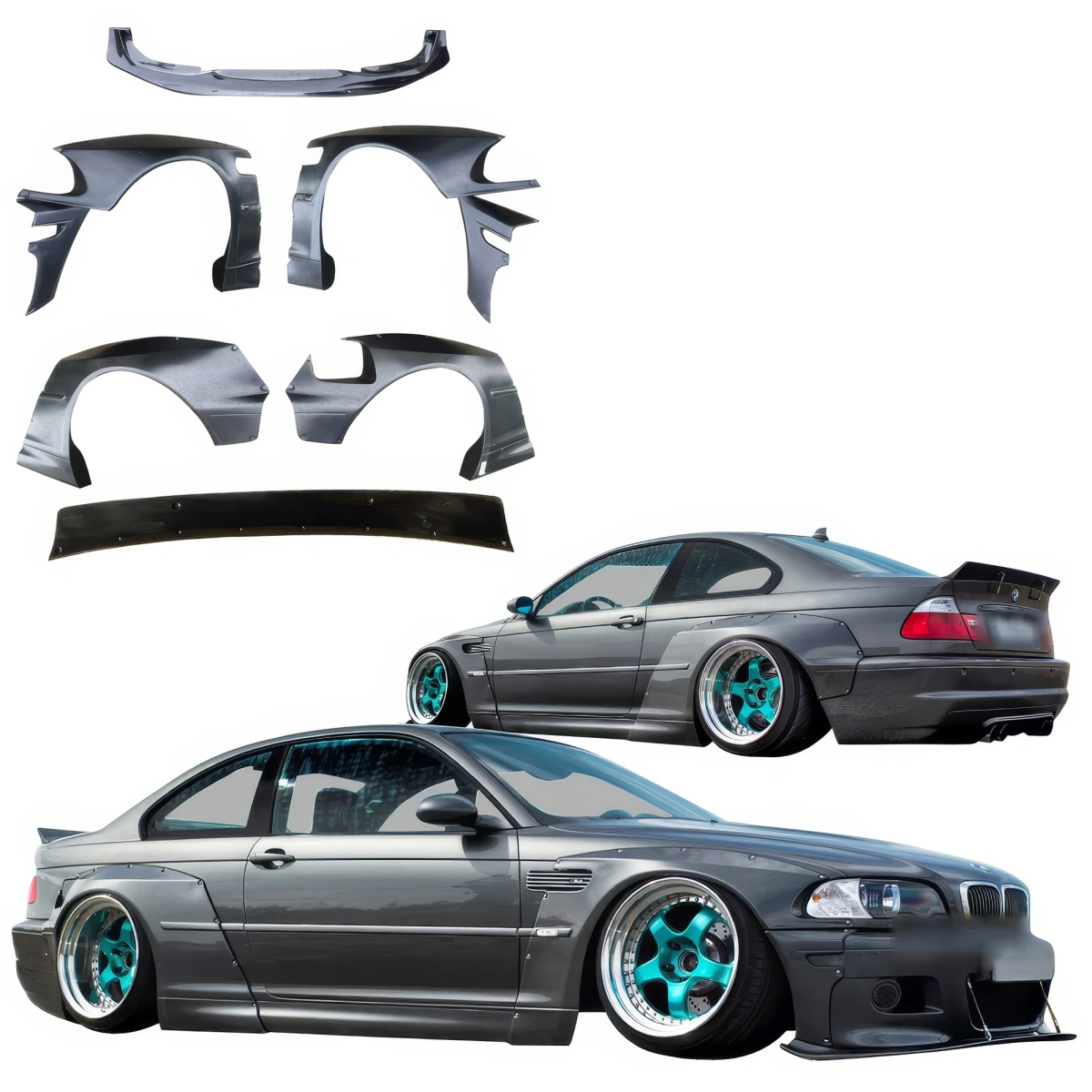 Modify your BMW M3 2002 with our Exterior/Complete Body Kits - 2