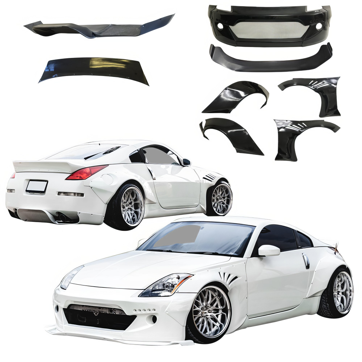 Modify your Nissan 350Z 2003 with our Exterior/Complete Body Kits -