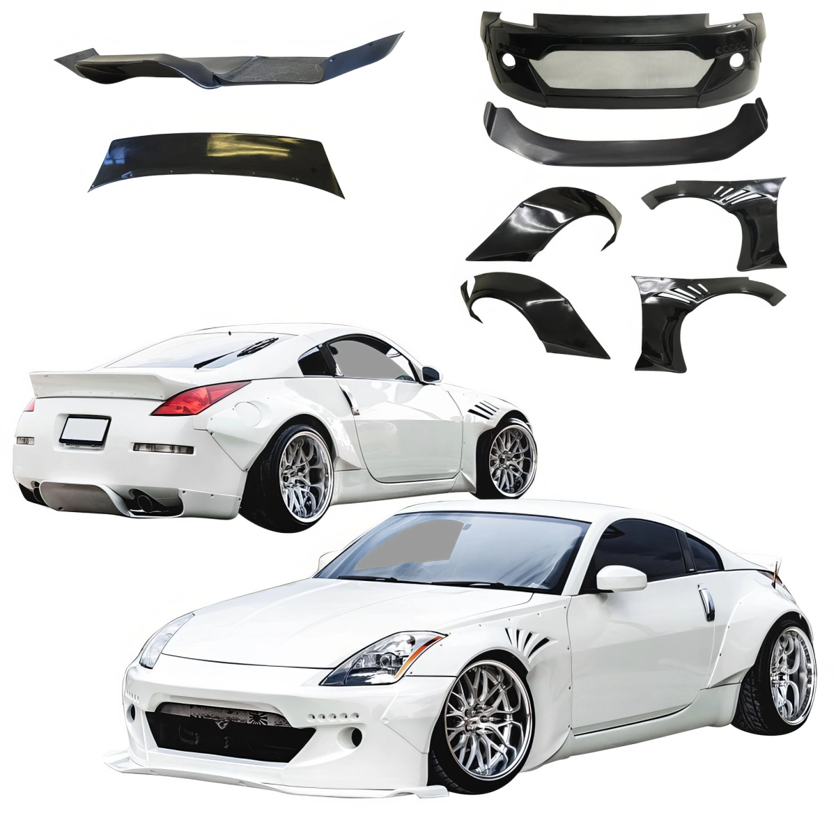 Modify your Nissan 350Z 2003 with our Exterior/Complete Body Kits - 1
