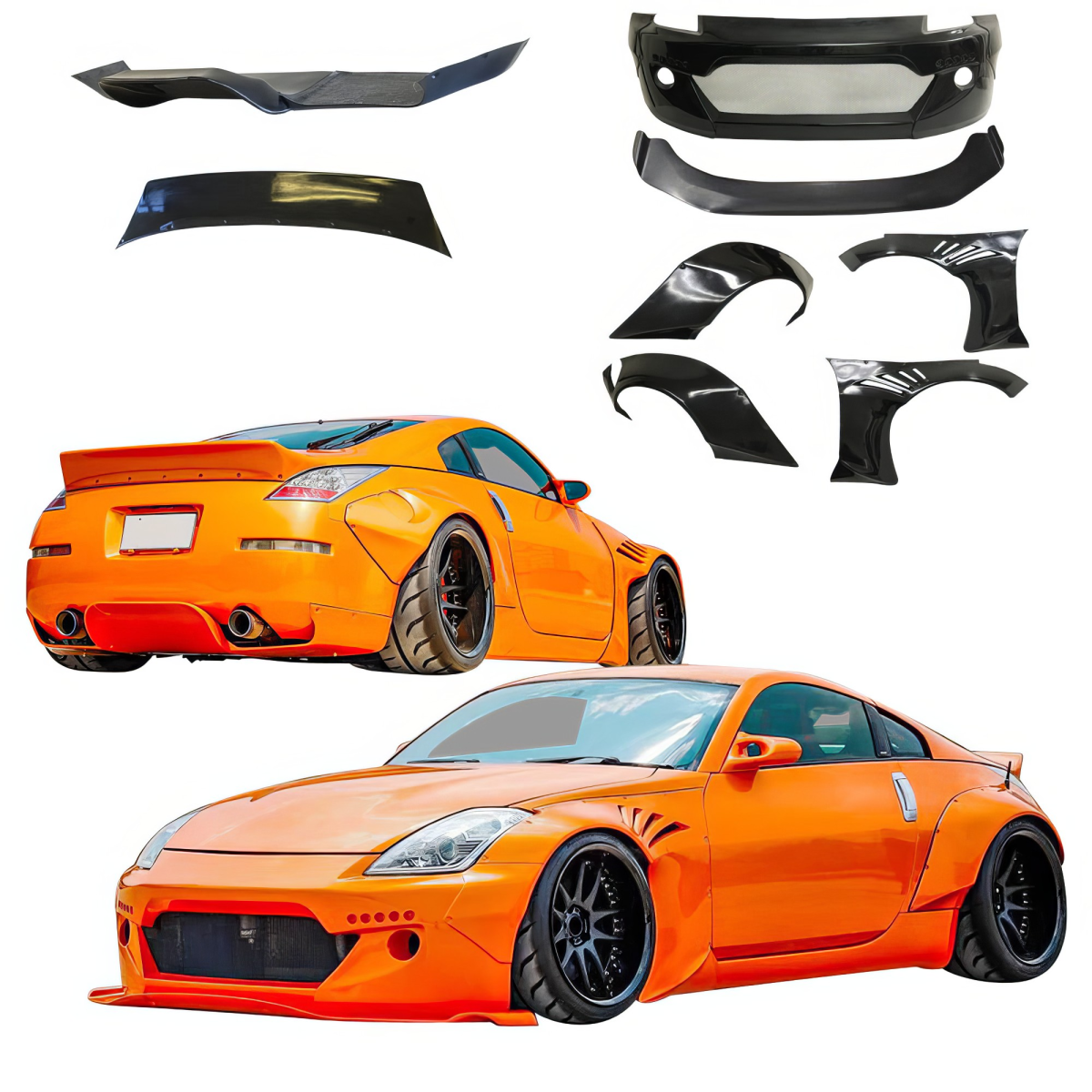 Modify your Nissan 350Z 2003 with our Exterior/Complete Body Kits -