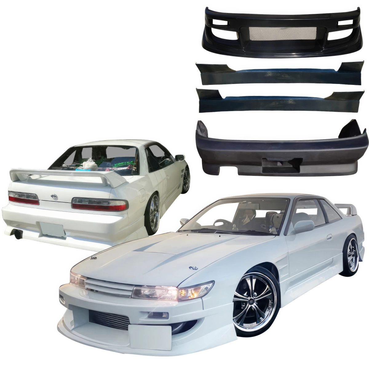 Modify your Nissan Silvia 1989 with our Exterior/Complete Body Kits - 1