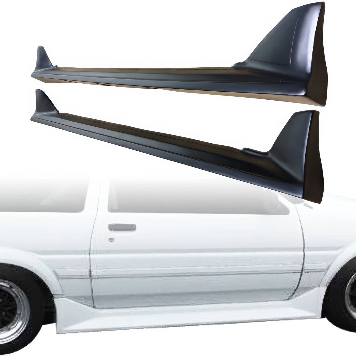 Modify your Toyota Corolla 1984 with our Exterior/Side Skirts - 1