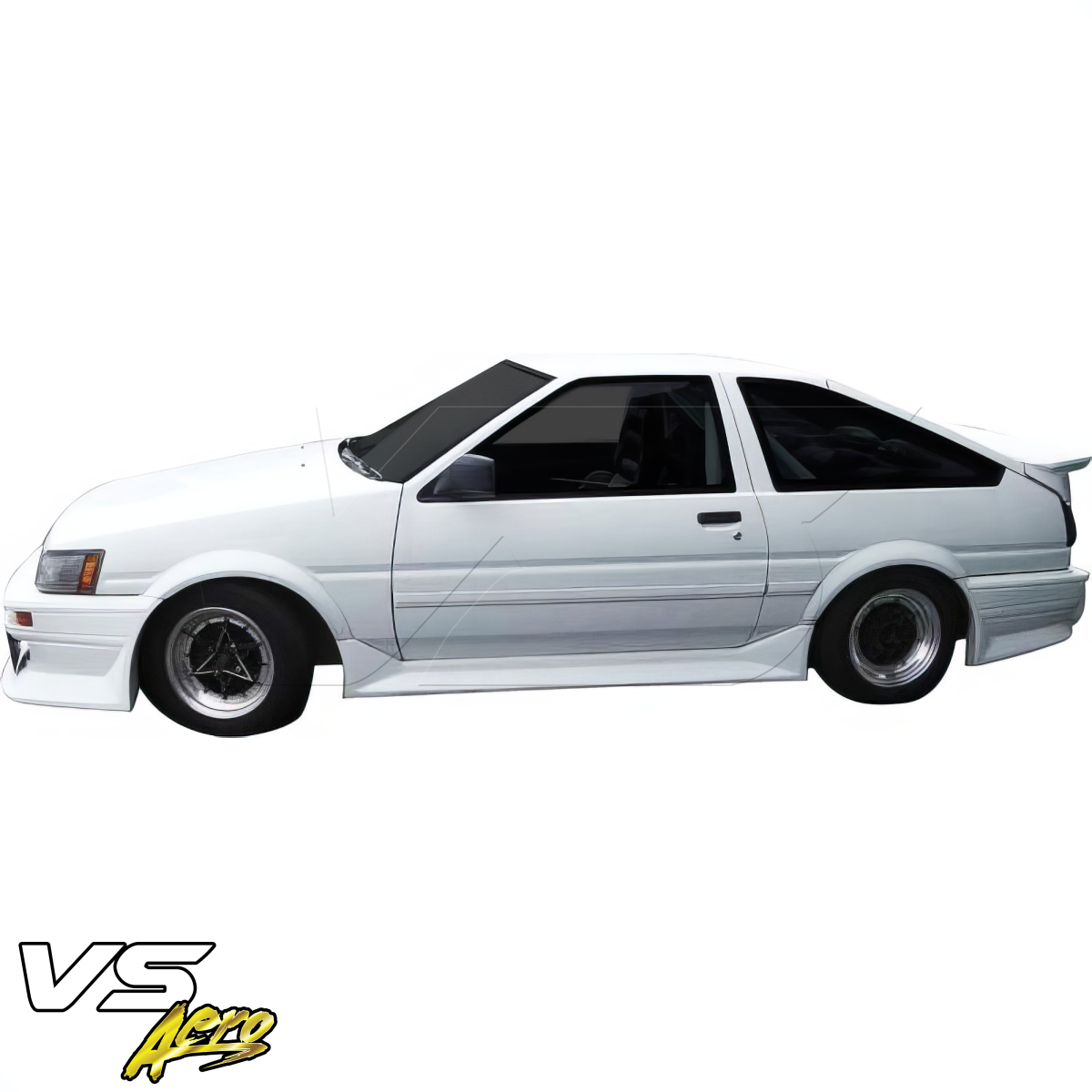 Modify your Toyota Corolla 1984 with our Exterior/Side Skirts - 