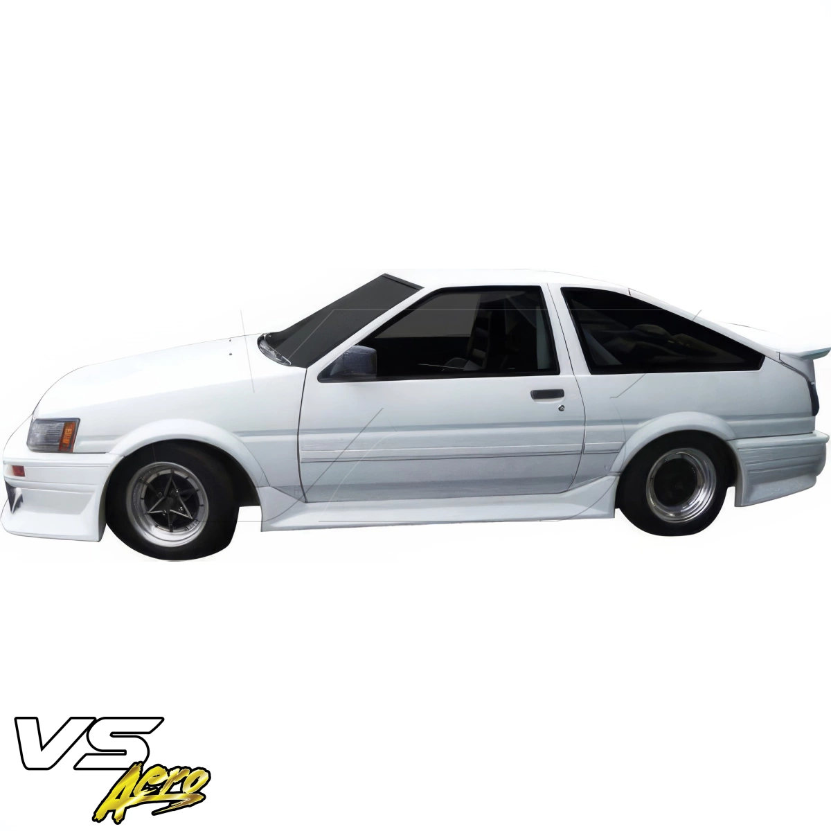 Modify your Toyota Corolla 1984 with our Exterior/Side Skirts - 4