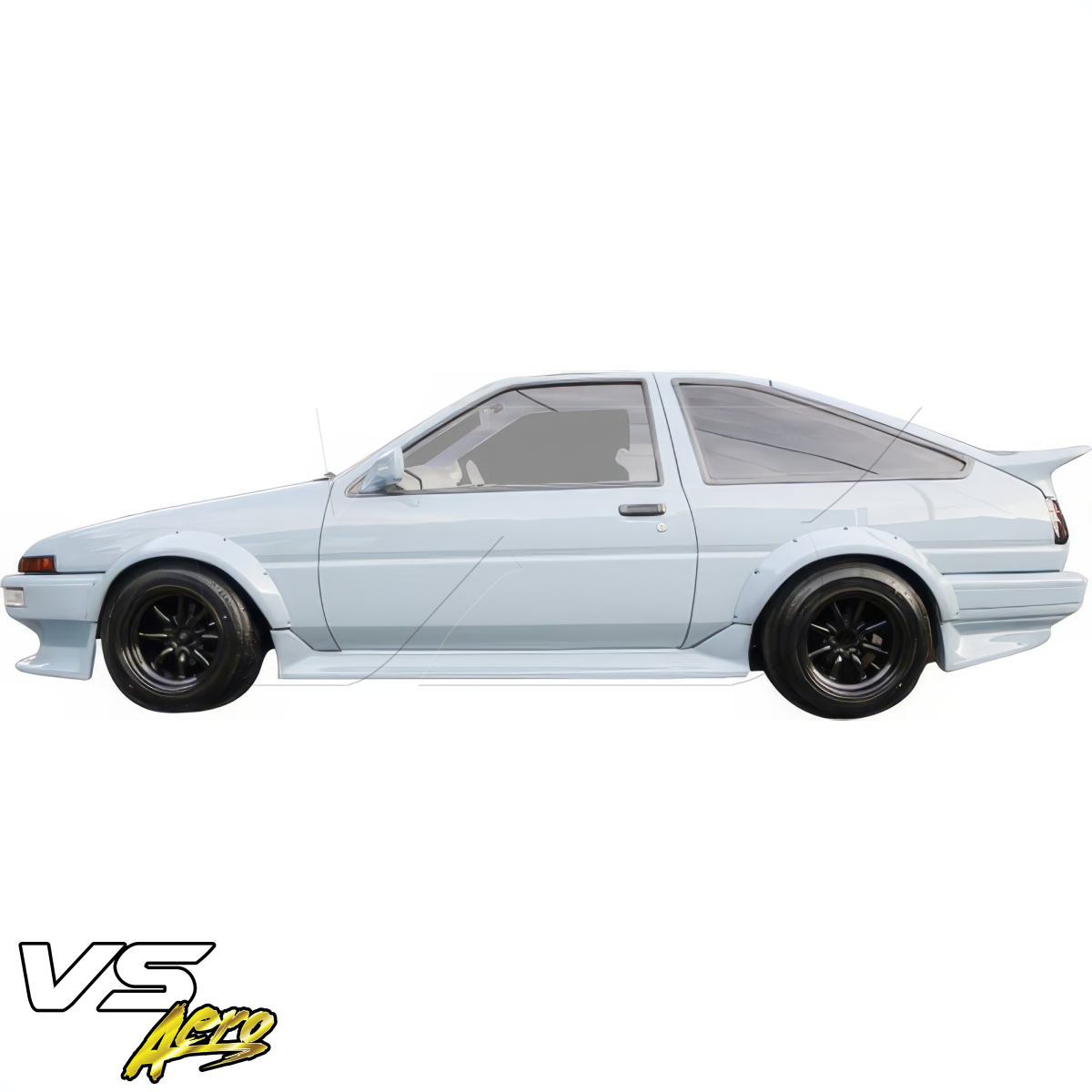 Modify your Toyota Corolla 1984 with our Exterior/Side Skirts - 