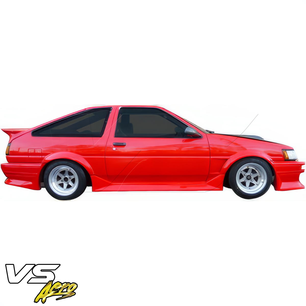 Modify your Toyota Corolla 1984 with our Exterior/Side Skirts - 