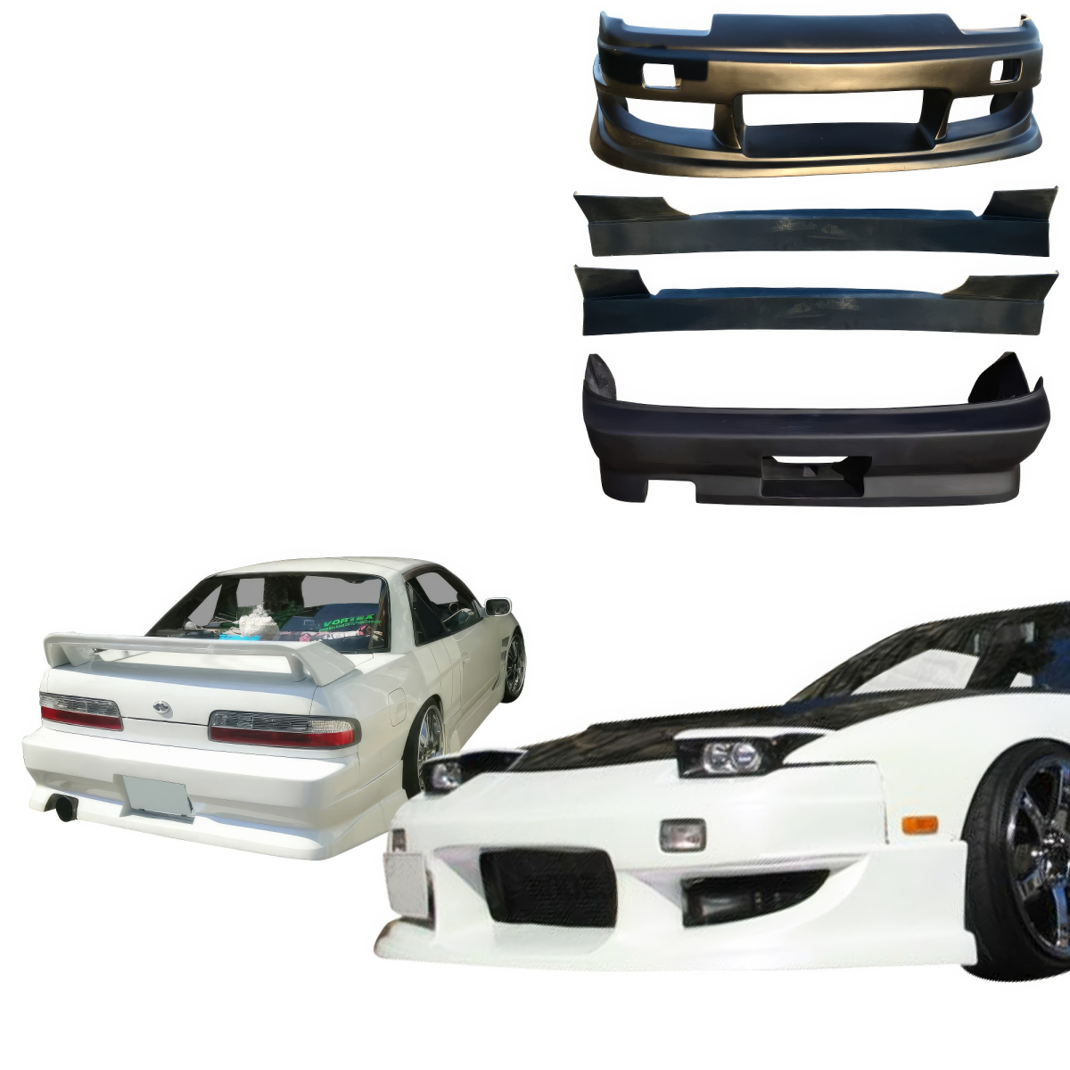 Modify your Nissan 240SX 1989 with our Exterior/Complete Body Kits - 