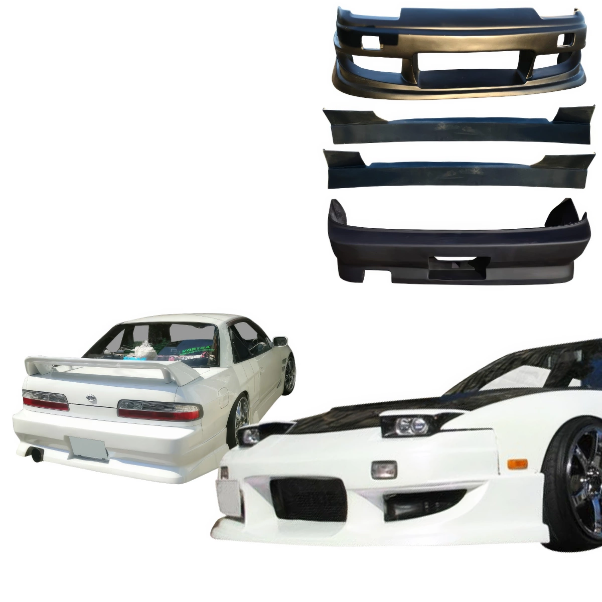 Modify your Nissan 240SX 1989 with our Exterior/Complete Body Kits - 1