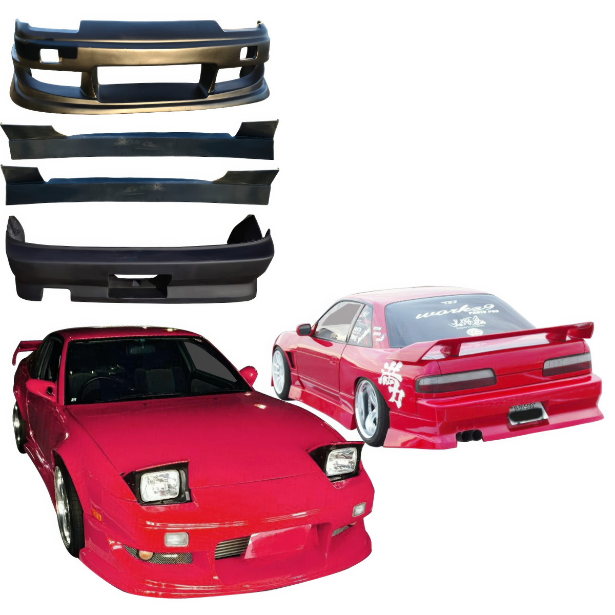 Modify your Nissan 240SX 1989 with our Exterior/Complete Body Kits - 