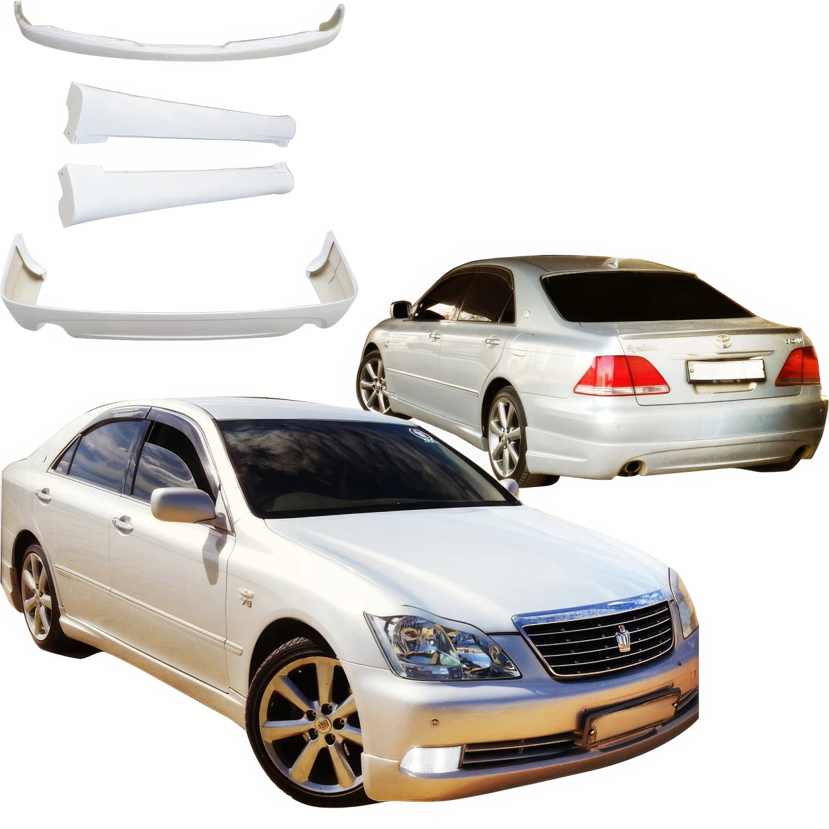 Modify your Toyota Crown 2003 with our Exterior/Complete Body Kits - 1