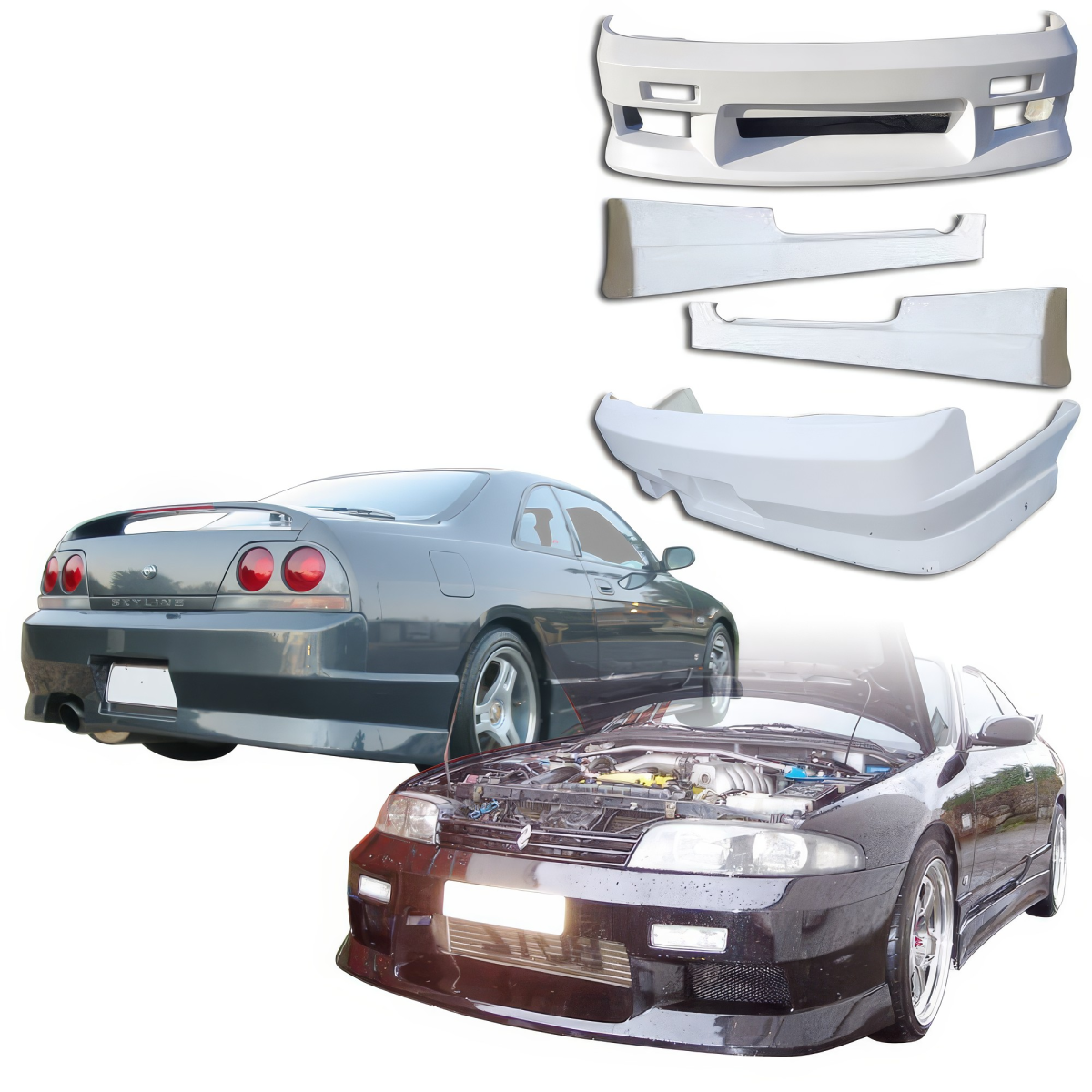 Modify your Nissan Skyline R33 GTS 1995 with our Exterior/Complete Body Kits - 