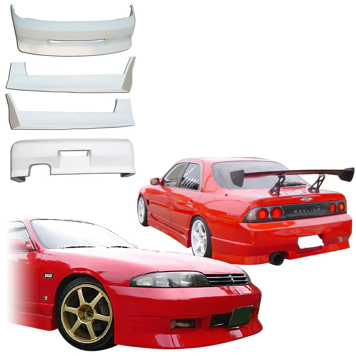 Modify your Nissan Skyline R33 GTS 1995 with our Exterior/Complete Body Kits - 