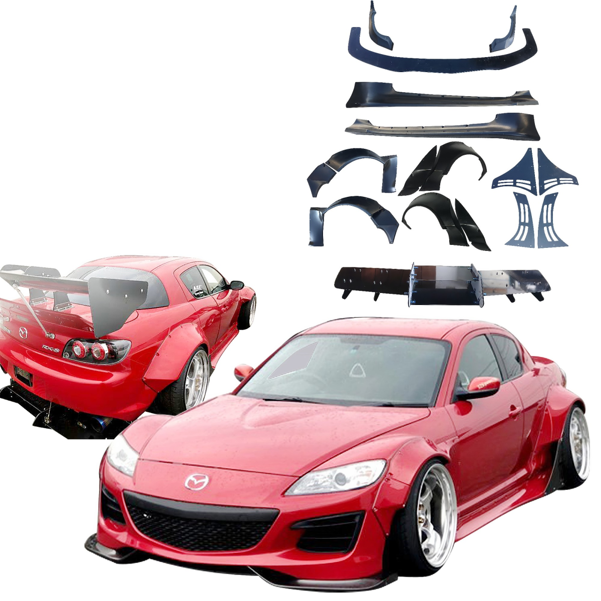 Modify your Mazda RX-8 2009 with our Exterior/Complete Body Kits -