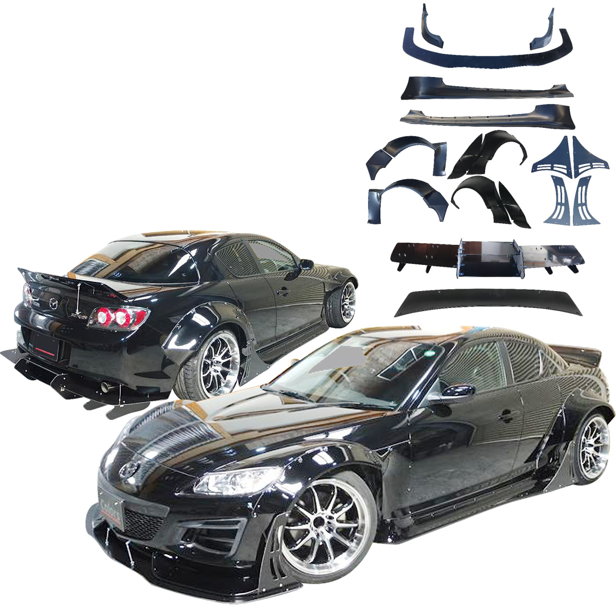 Modify your Mazda RX-8 2009 with our Exterior/Complete Body Kits - 