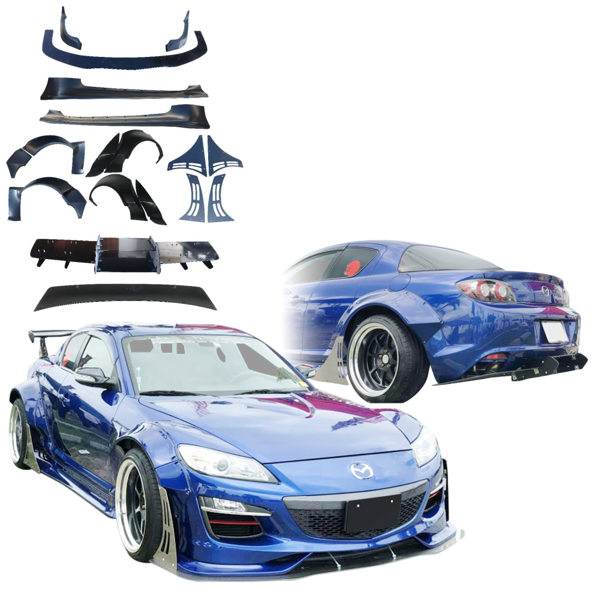 Modify your Mazda RX-8 2009 with our Exterior/Complete Body Kits - 