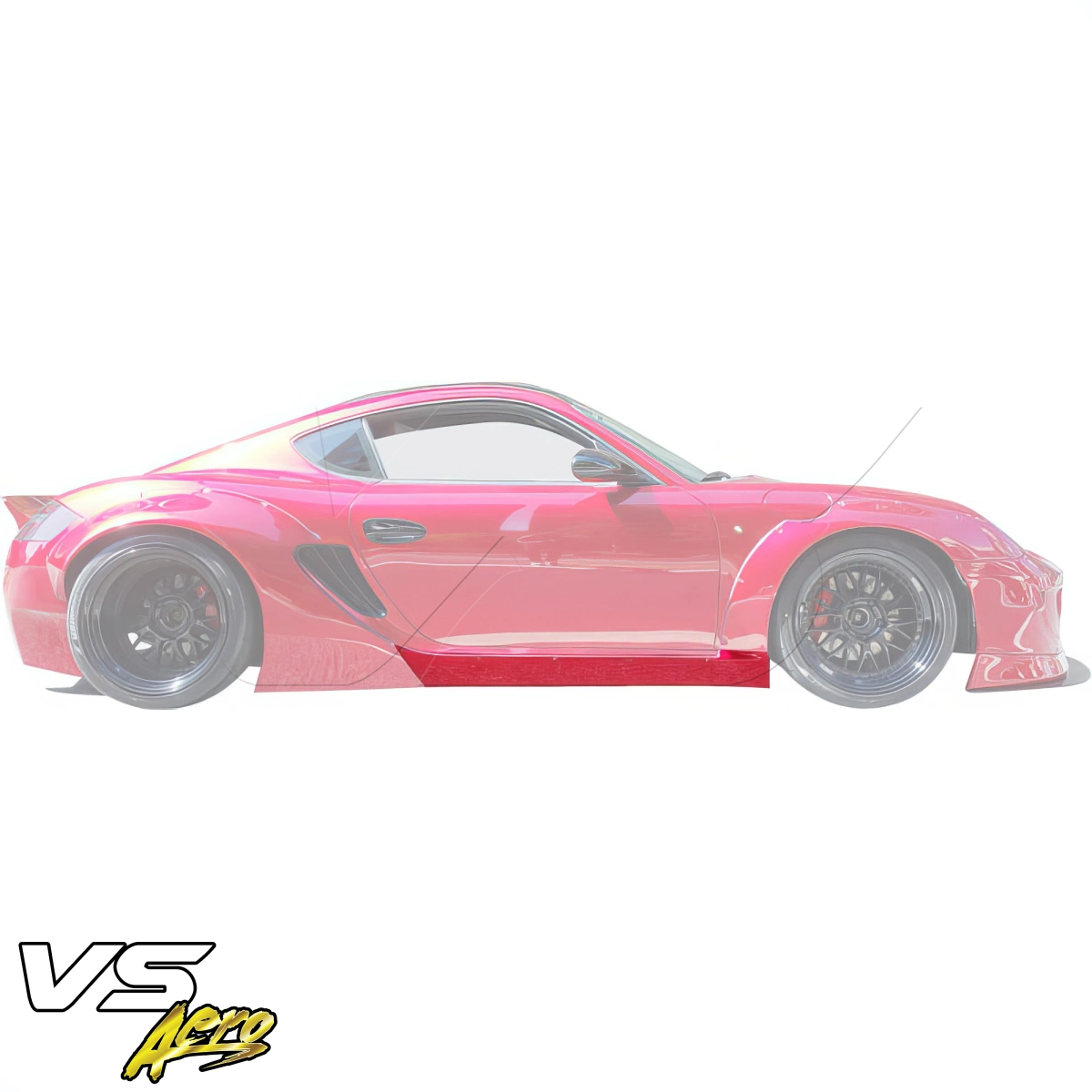 Modify your Porsche Cayman 2006 with our Exterior/Side Skirts - 5