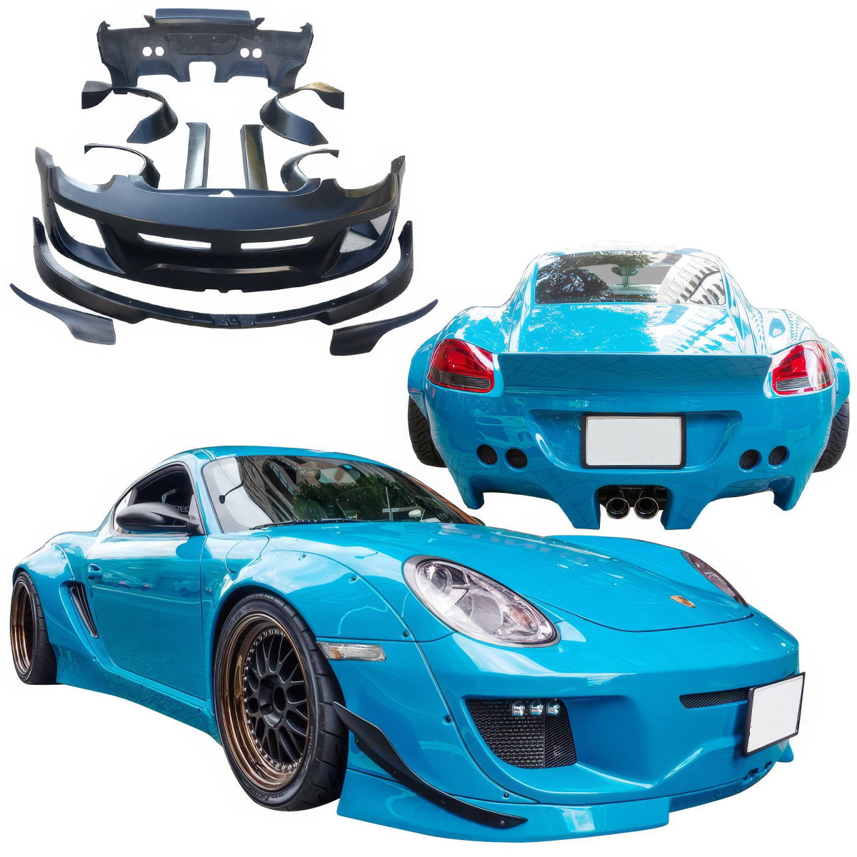 Modify your Porsche Cayman 2006 with our Exterior/Complete Body Kits - 