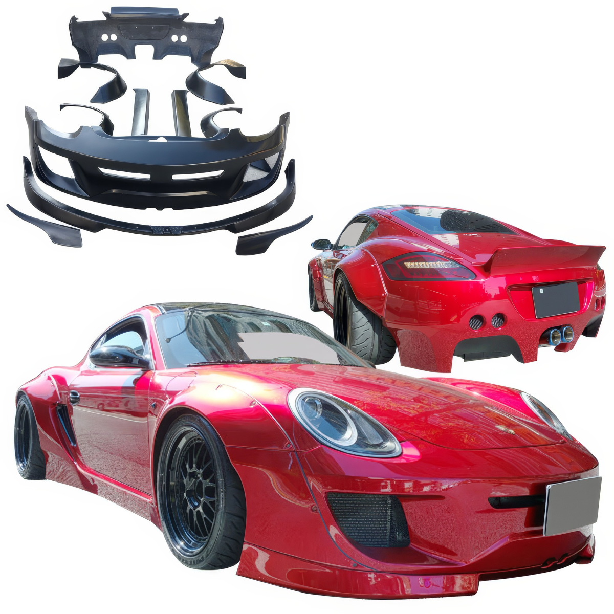 Modify your Porsche Cayman 2006 with our Exterior/Complete Body Kits - 