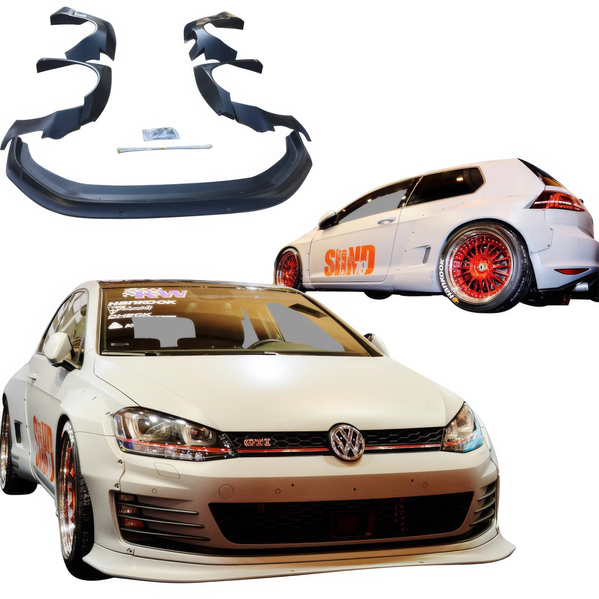 Modify your Volkswagen Golf 2015 with our Exterior/Complete Body Kits - 1