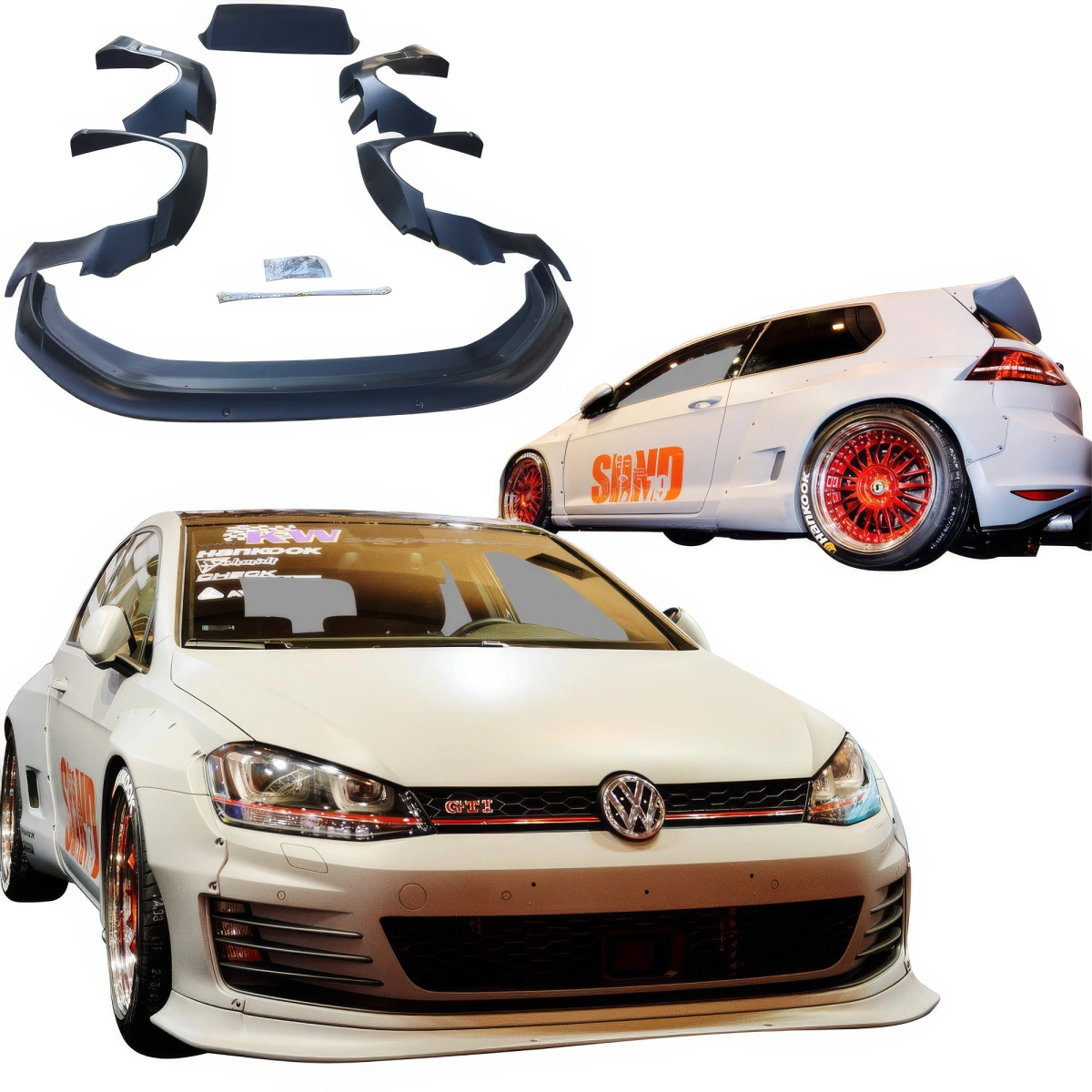 Modify your Volkswagen Golf 2015 with our Exterior/Complete Body Kits - 1