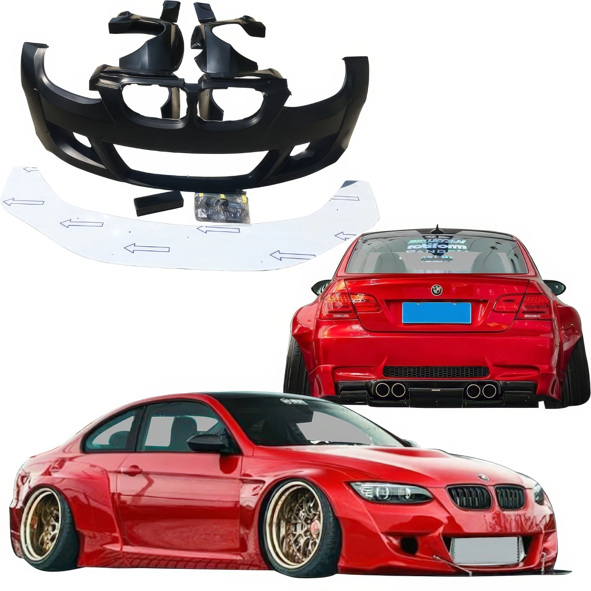 Modify your BMW M3 2008 with our Exterior/Complete Body Kits - 3