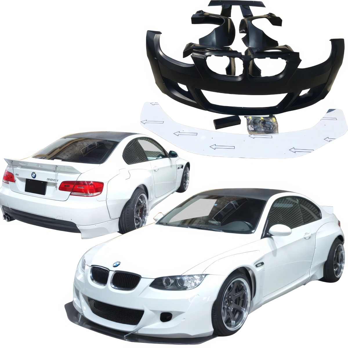 Modify your BMW M3 2008 with our Exterior/Complete Body Kits - 1