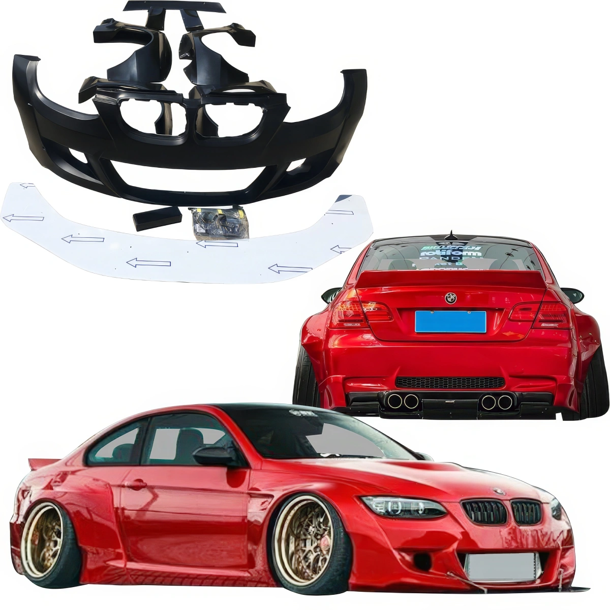 Modify your BMW M3 2008 with our Exterior/Complete Body Kits - 2