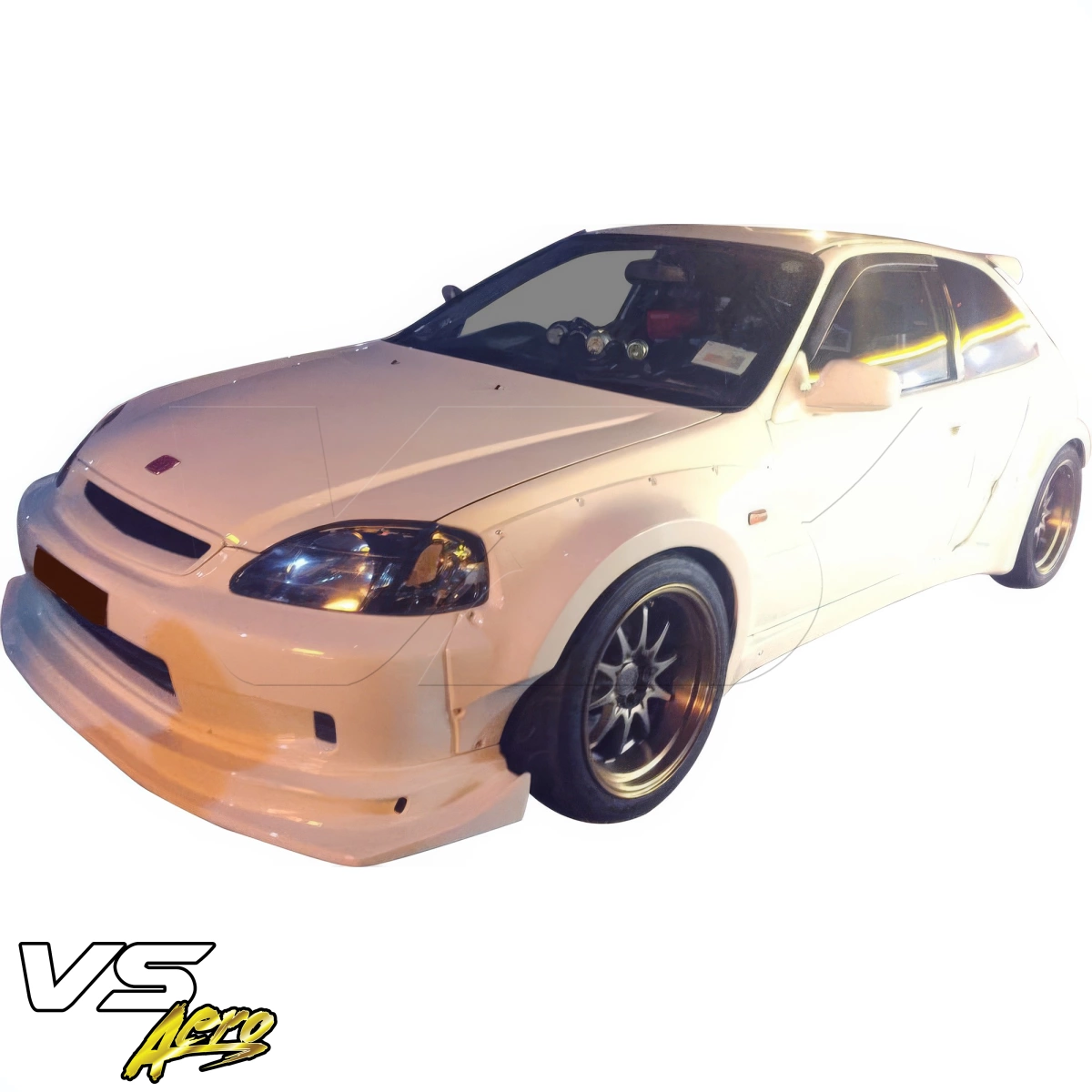 Modify your Honda Civic 1999 with our Exterior/Front Lips - 3