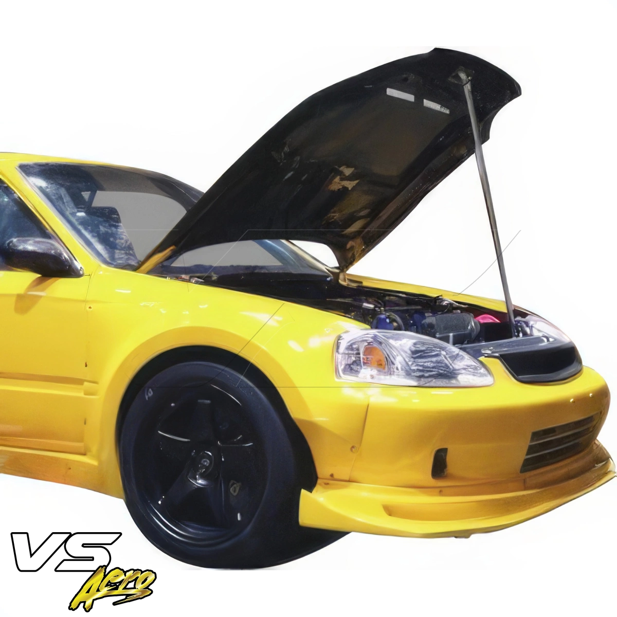 Modify your Honda Civic 1999 with our Exterior/Front Lips - 14