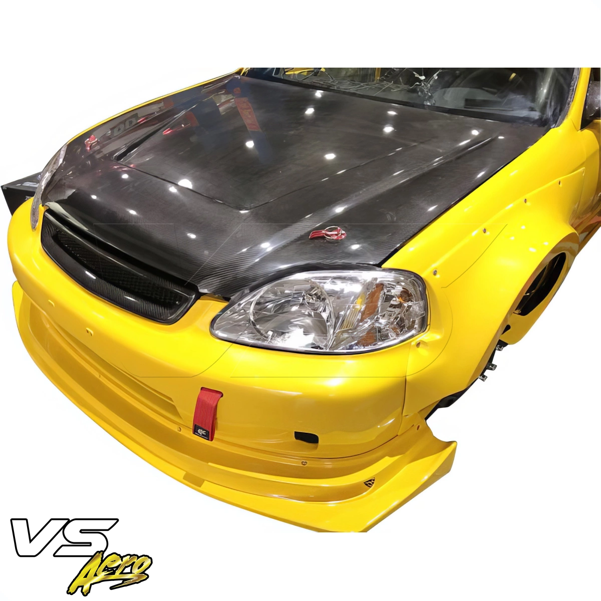 Modify your Honda Civic 1999 with our Exterior/Front Lips - 15