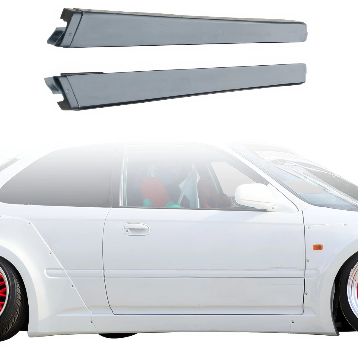 Modify your Honda Civic 1996 with our Exterior/Side Skirts - 1