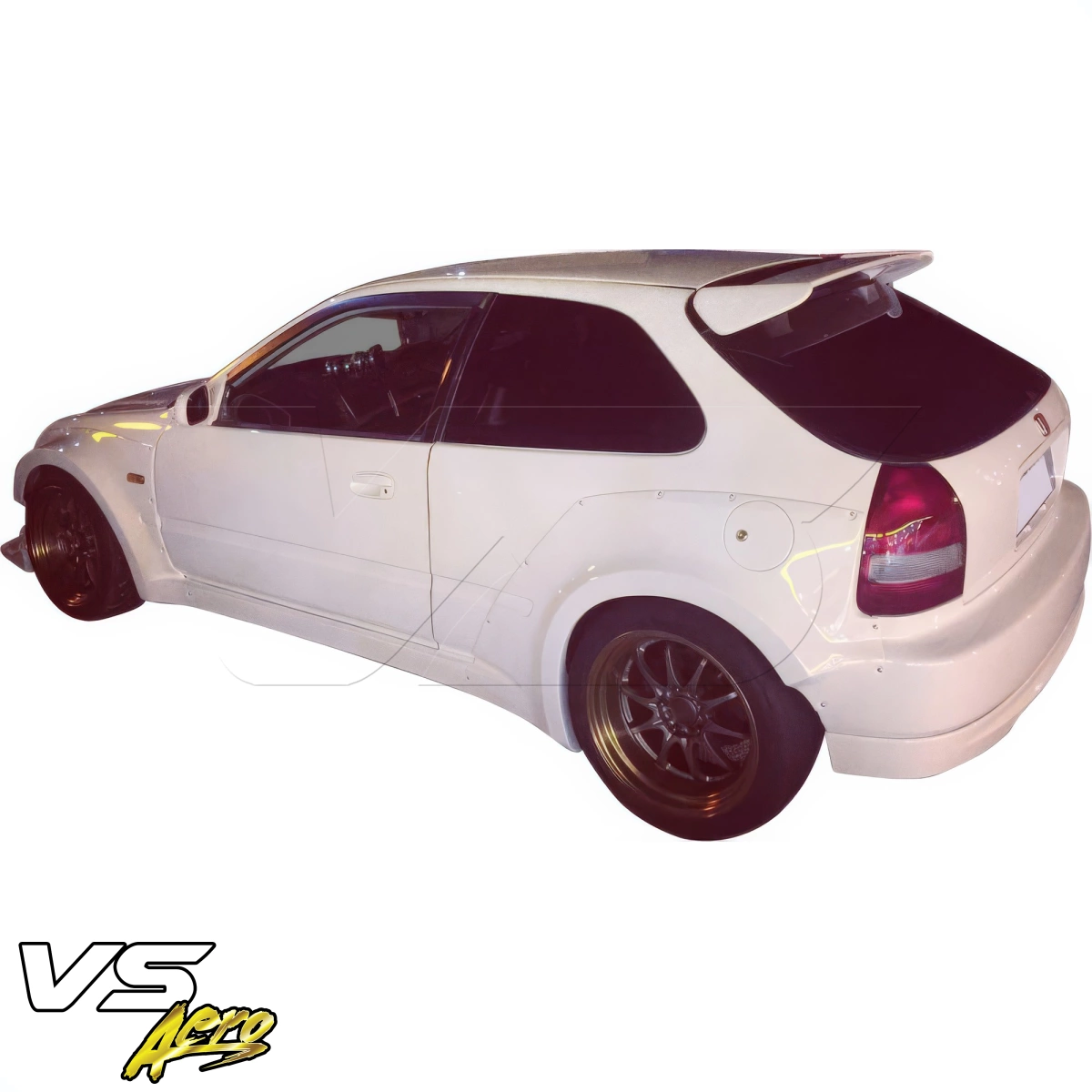 Modify your Honda Civic 1996 with our Exterior/Side Skirts - 4
