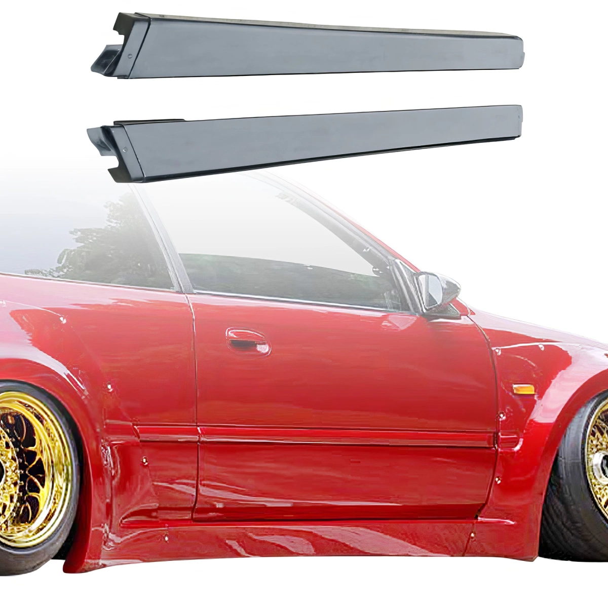 Modify your Honda Civic 1996 with our Exterior/Side Skirts - 6