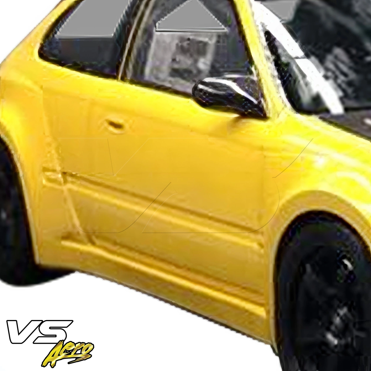 Modify your Honda Civic 1996 with our Exterior/Side Skirts - 11