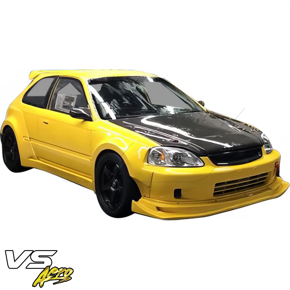Modify your Honda Civic 1996 with our Exterior/Side Skirts - 14