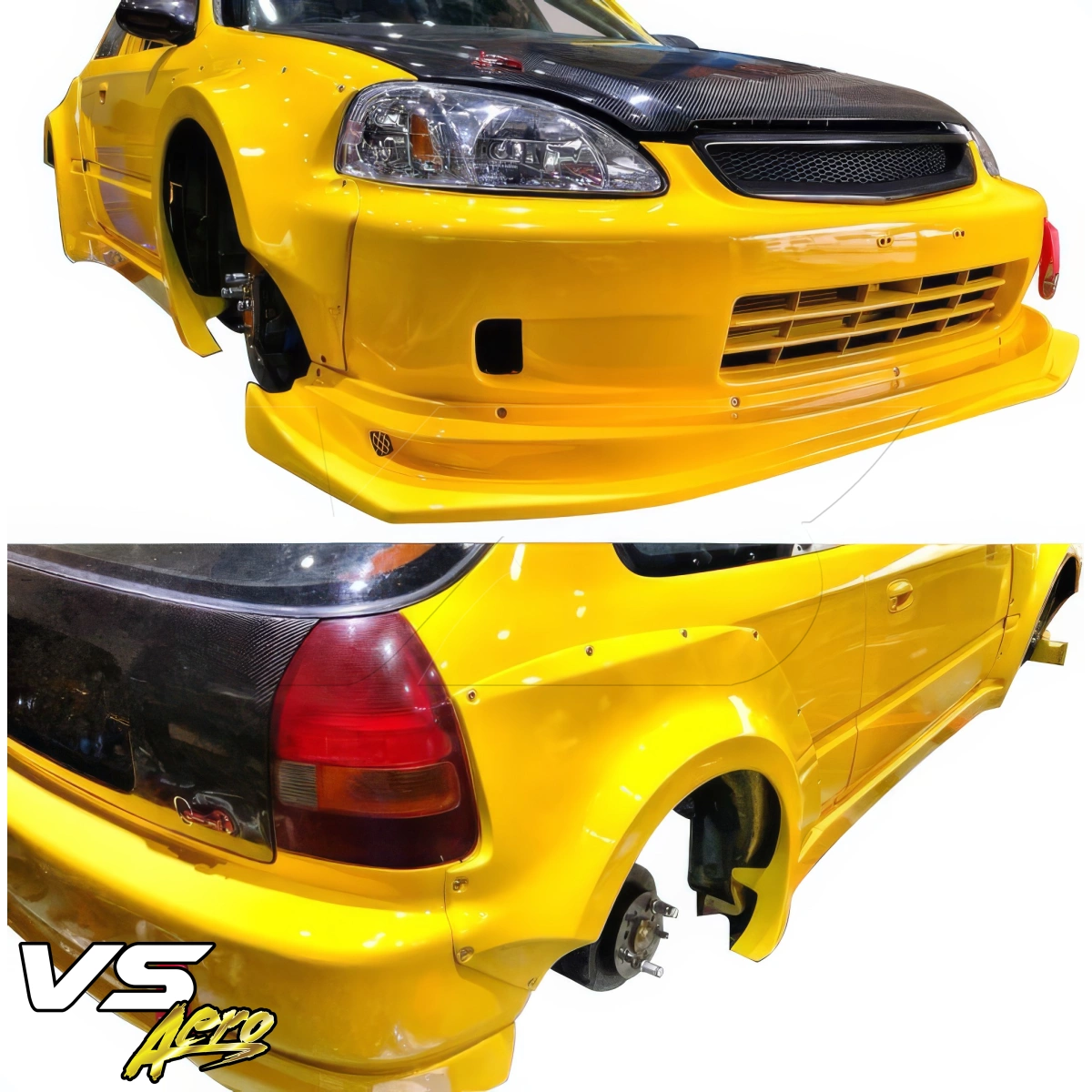 Modify your Honda Civic 1999 with our Exterior/Complete Body Kits - 4