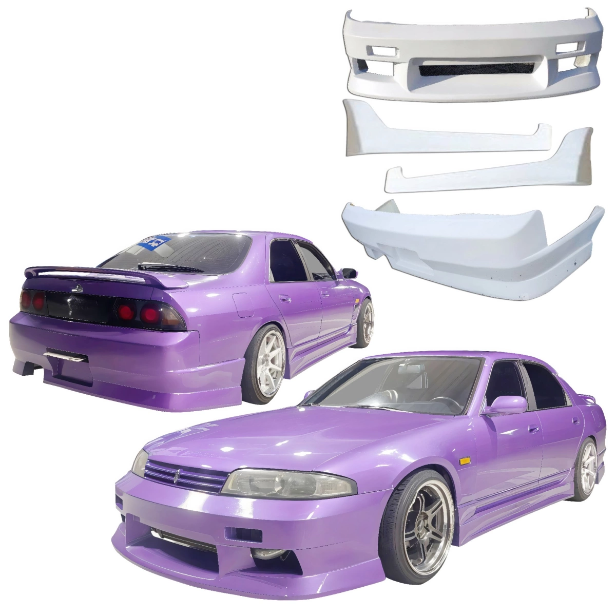 Modify your Nissan Skyline (R33) GTS 1995 with our Exterior/Complete Body Kits - 2
