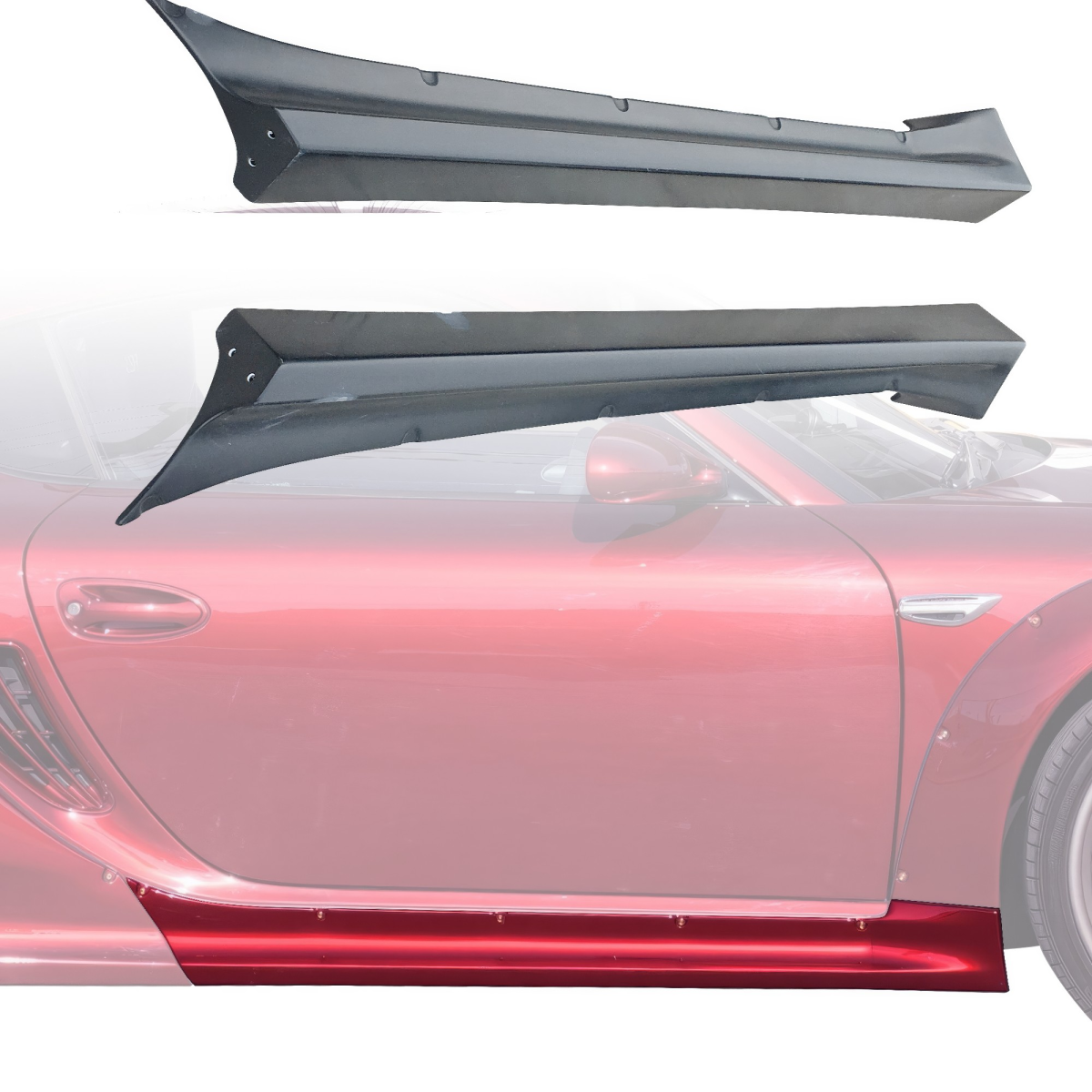 Modify your Porsche Cayman 2006 with our Exterior/Side Skirts - 