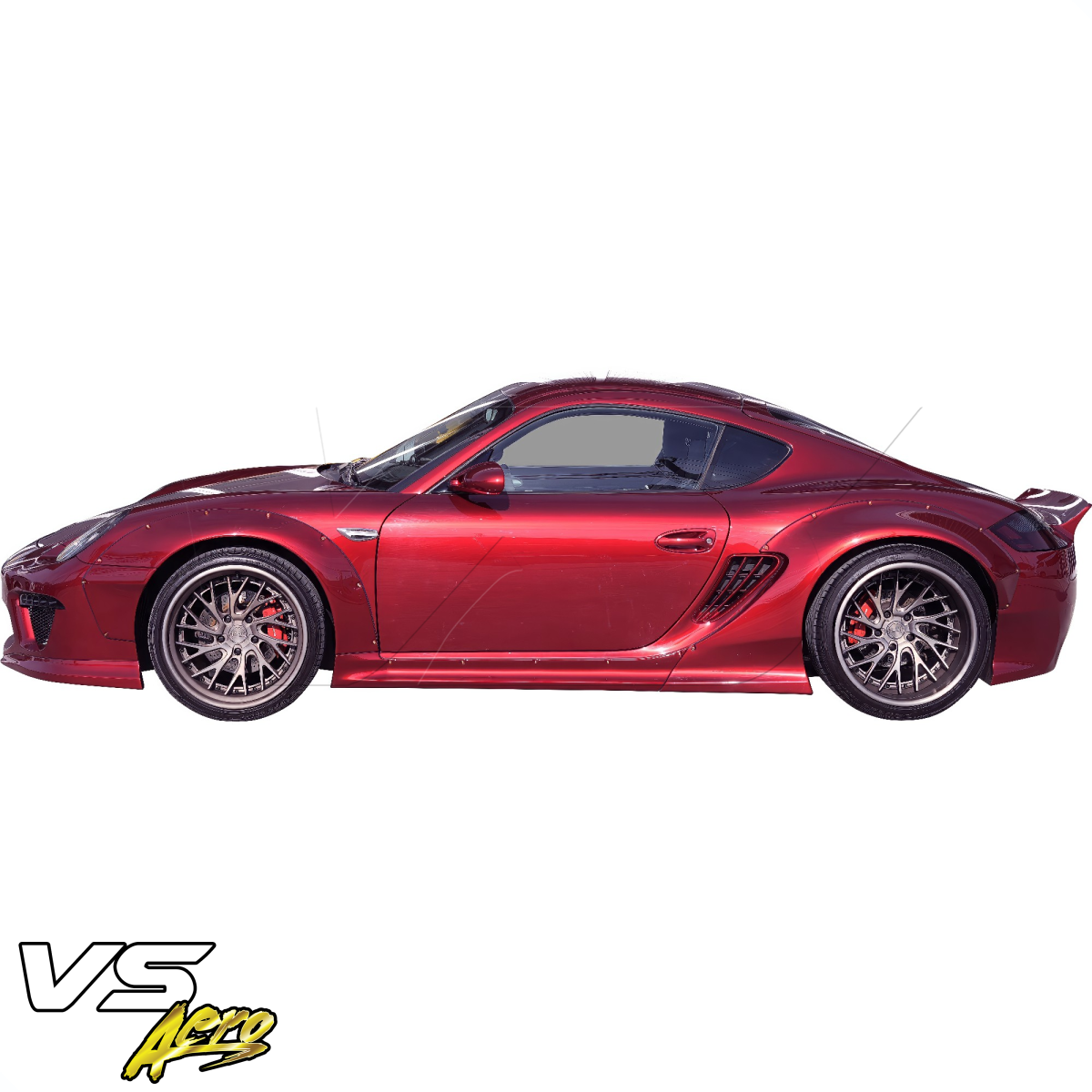 Modify your Porsche Cayman 2006 with our Exterior/Side Skirts - 