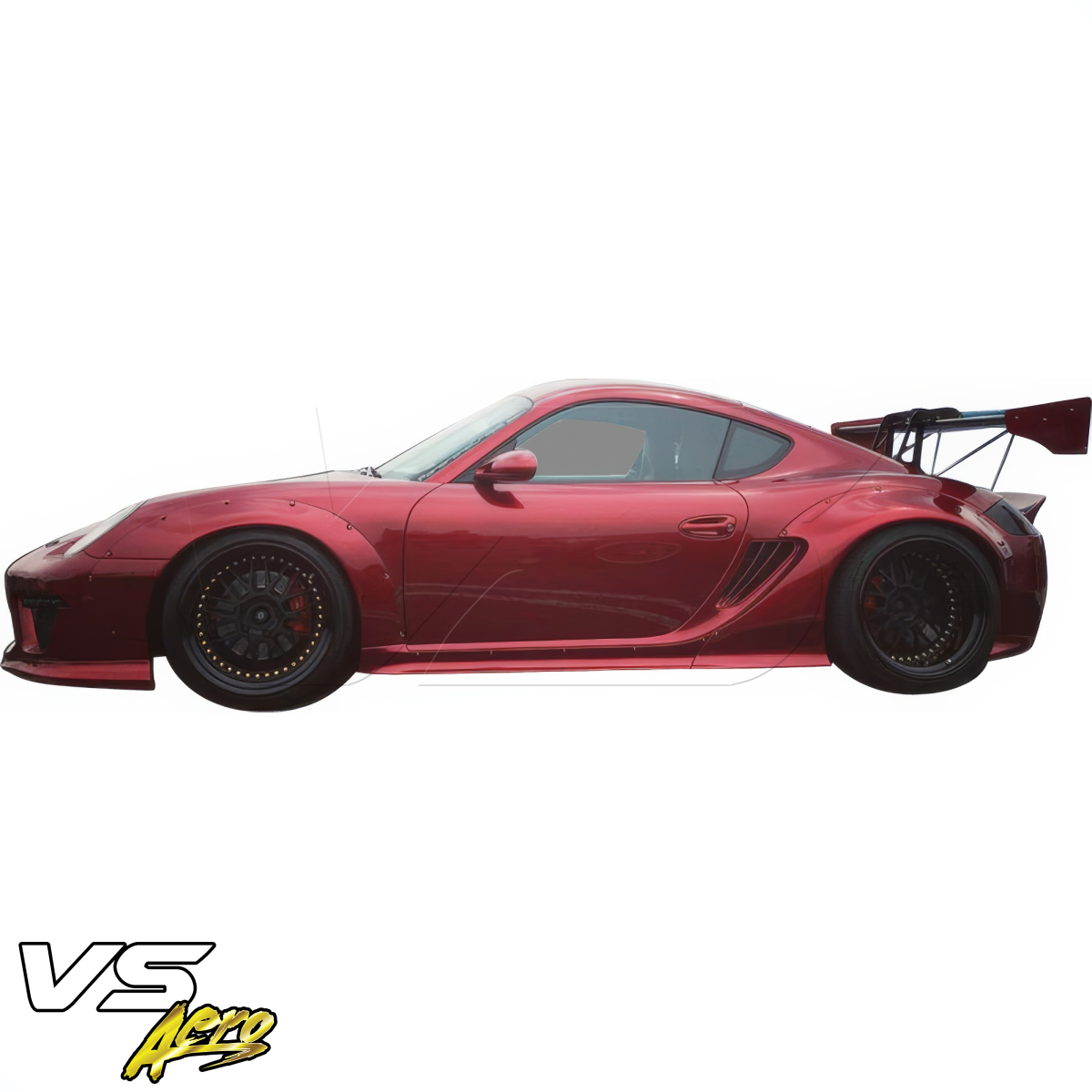 Modify your Porsche Cayman 2006 with our Exterior/Side Skirts - 