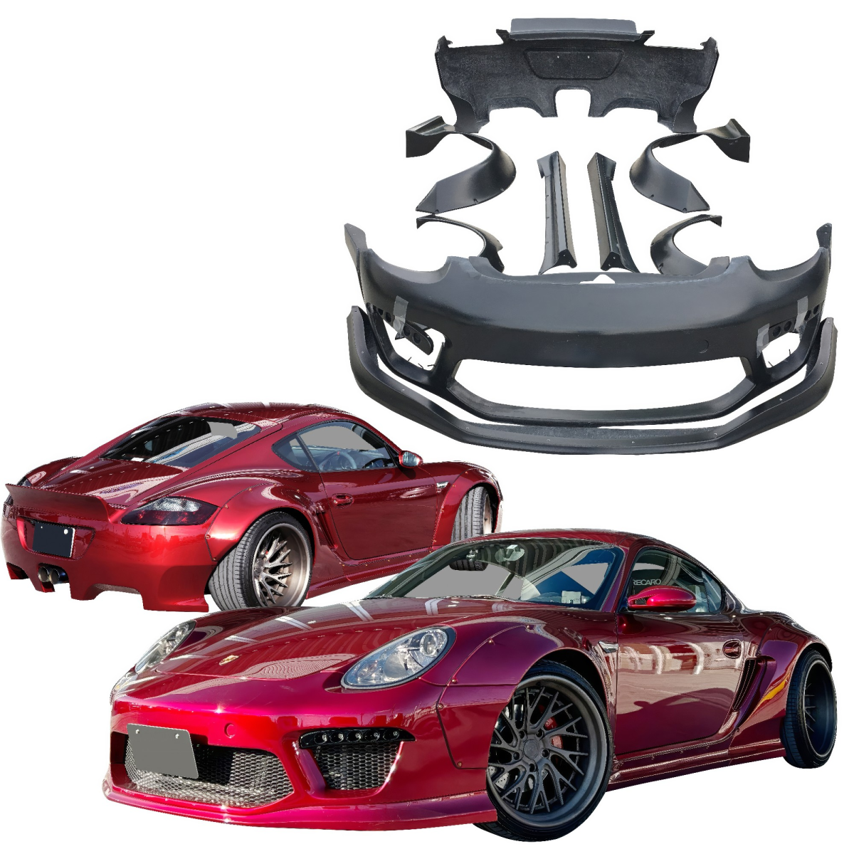 Modify your Porsche Cayman 2006 with our Exterior/Complete Body Kits - 