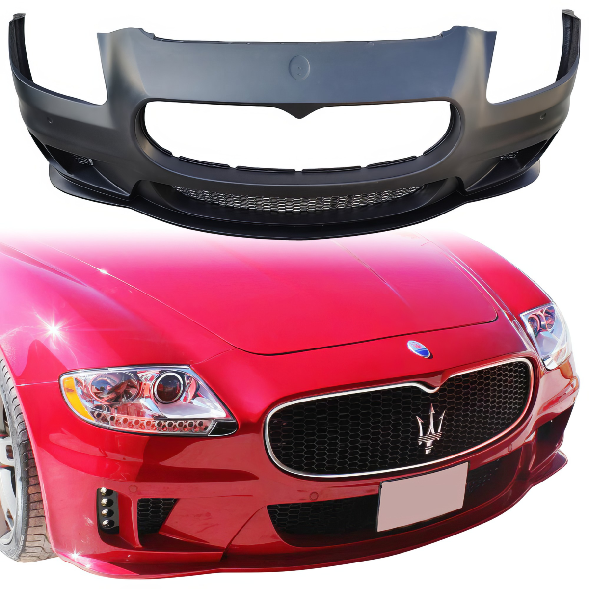 Modify your Maserati Quattroporte 2009 with our Exterior/Front Bumpers or Lips - 