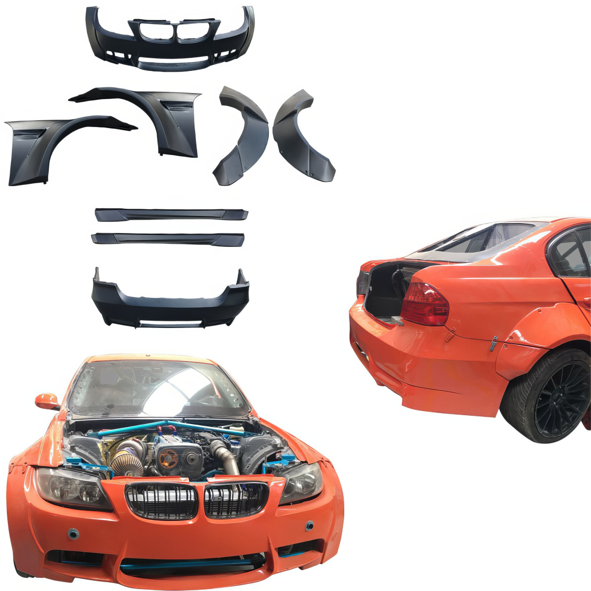 Modify your BMW 3-Series 2009 with our Exterior/Complete Body Kits - 