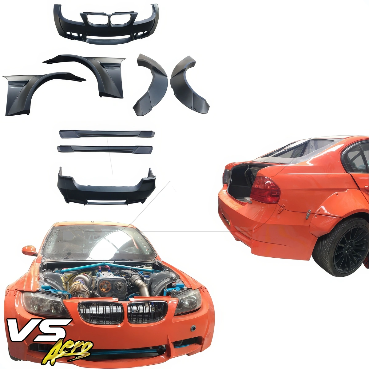 Modify your BMW 3-Series 2009 with our Exterior/Complete Body Kits - 6