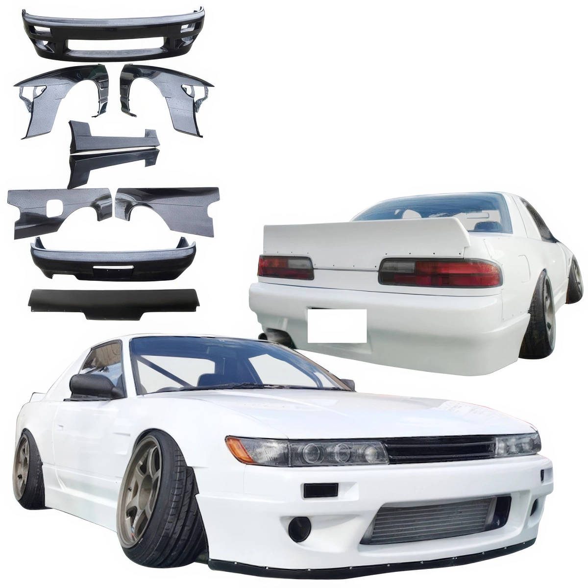 Modify your Nissan Silvia 1989 with our Exterior/Complete Body Kits - 1