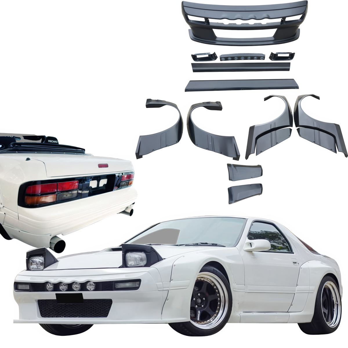 Modify your Mazda RX-7 1986 with our Exterior/Complete Body Kits - 