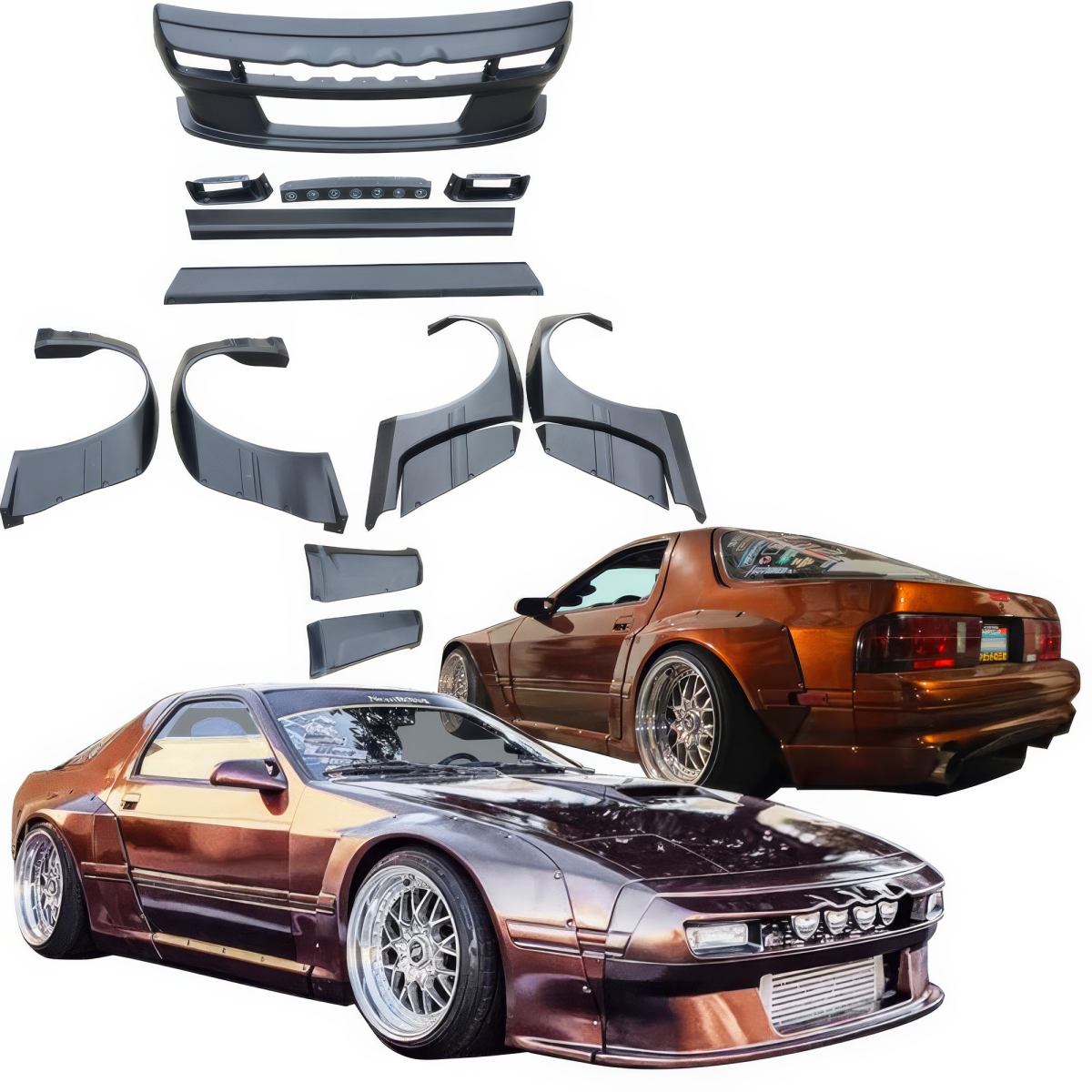 Modify your Mazda RX-7 1986 with our Exterior/Complete Body Kits - 